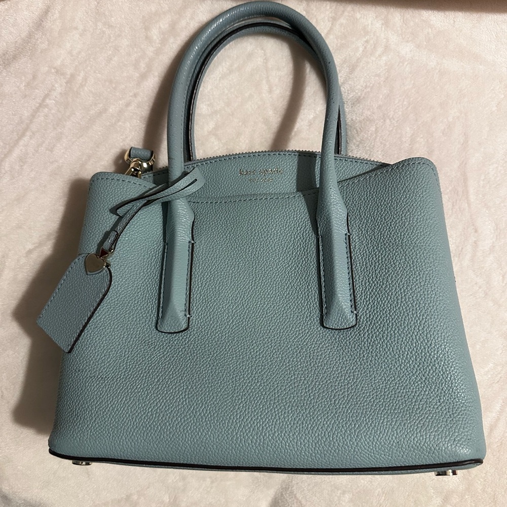 Kate Spade Blue Satchel with Structured Design
